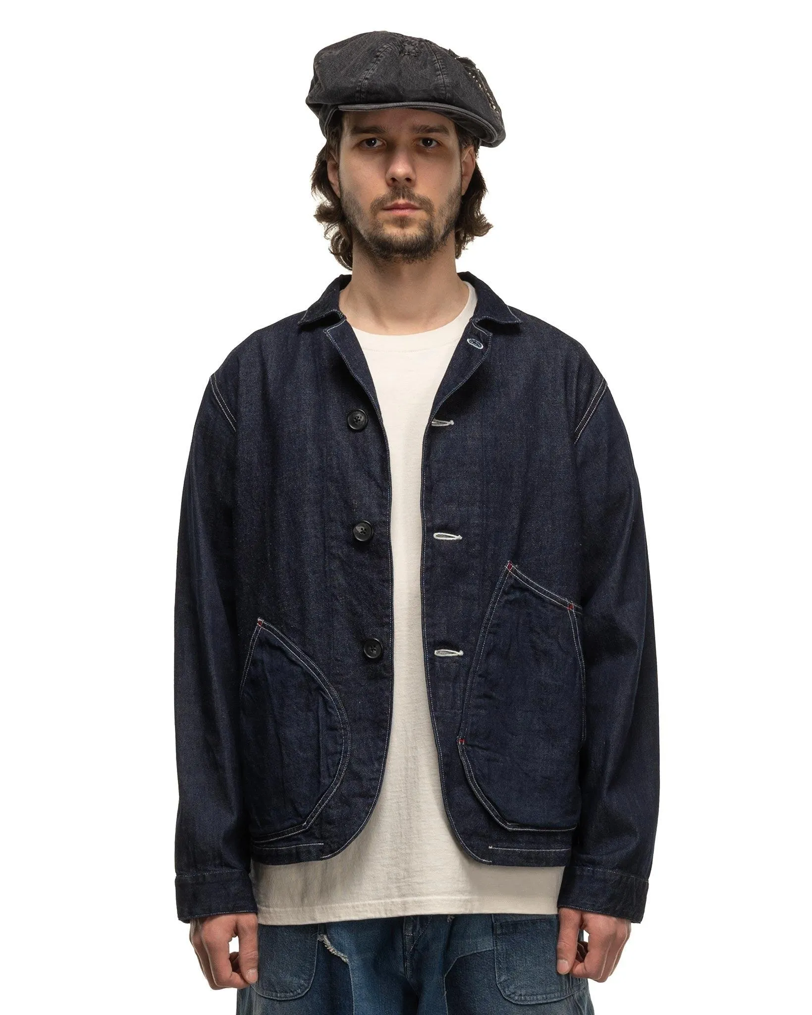 12ozDenim x 8ozDenim RINGOMAN Coverall Indigo