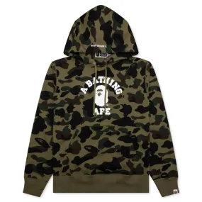 1st Camo College Pullover Hoodie - Green