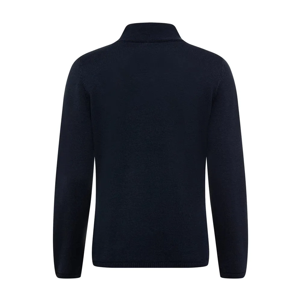 264 Olsen- Zip Up Cardigan- Navy