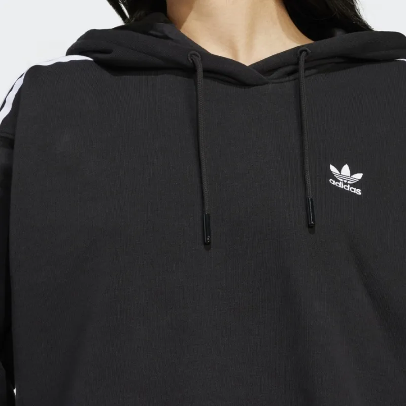 adidas  |Adicolor 3-Stripes Short Hoodie