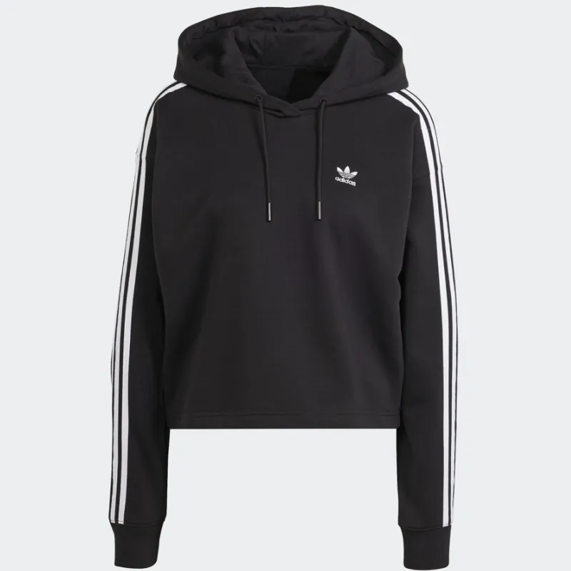 adidas  |Adicolor 3-Stripes Short Hoodie