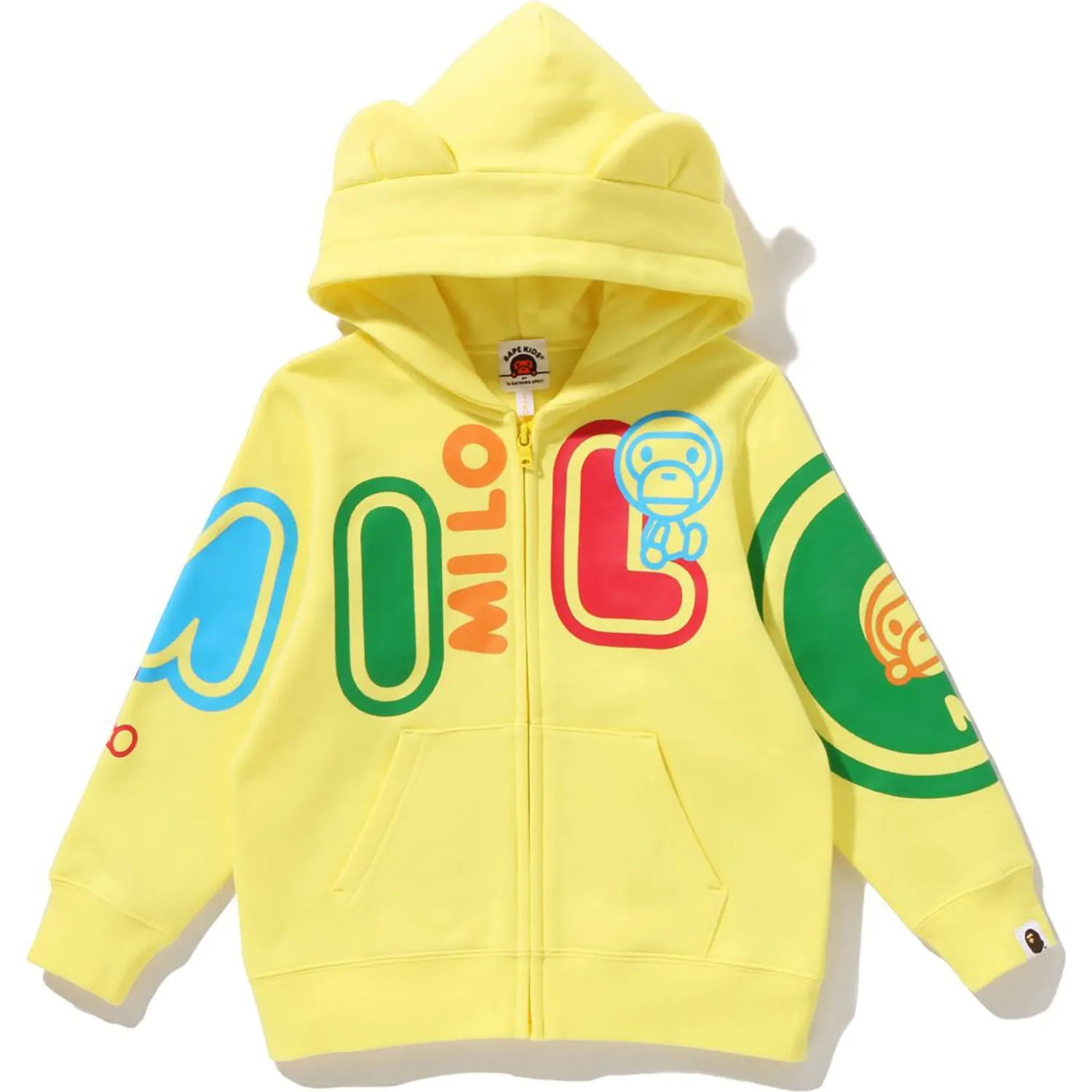 BABY MILO FONT ZIP HOODIE KIDS