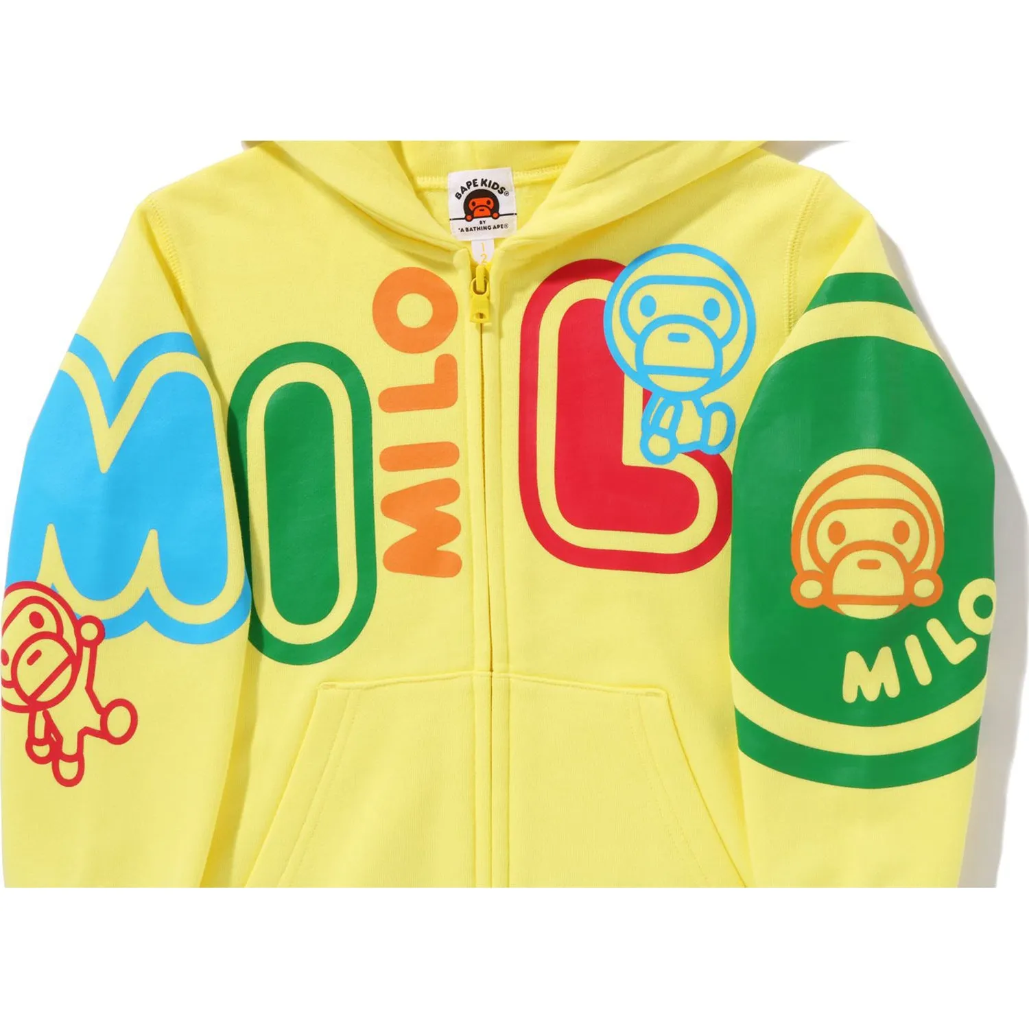 BABY MILO FONT ZIP HOODIE KIDS