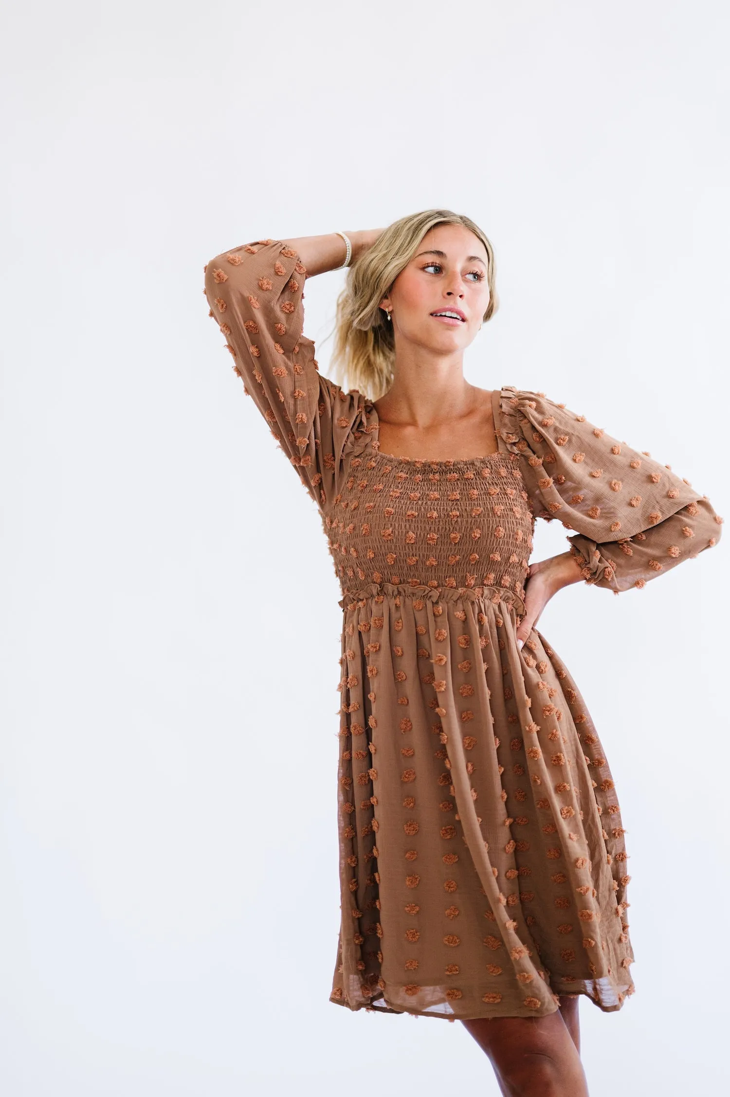 Bae Dress in Brown