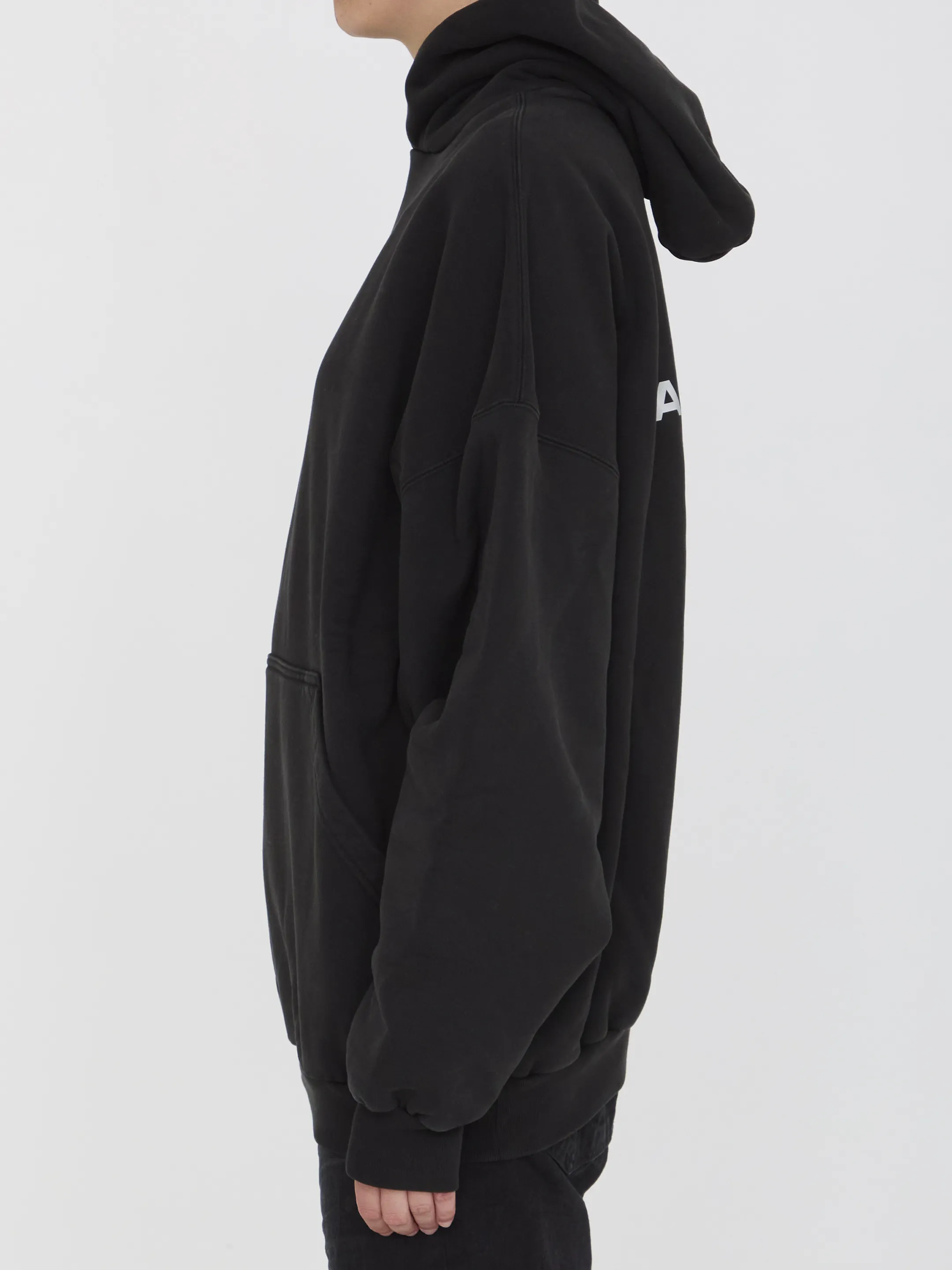 BALENCIAGA  |Activewear Hoodie Oversized in Black