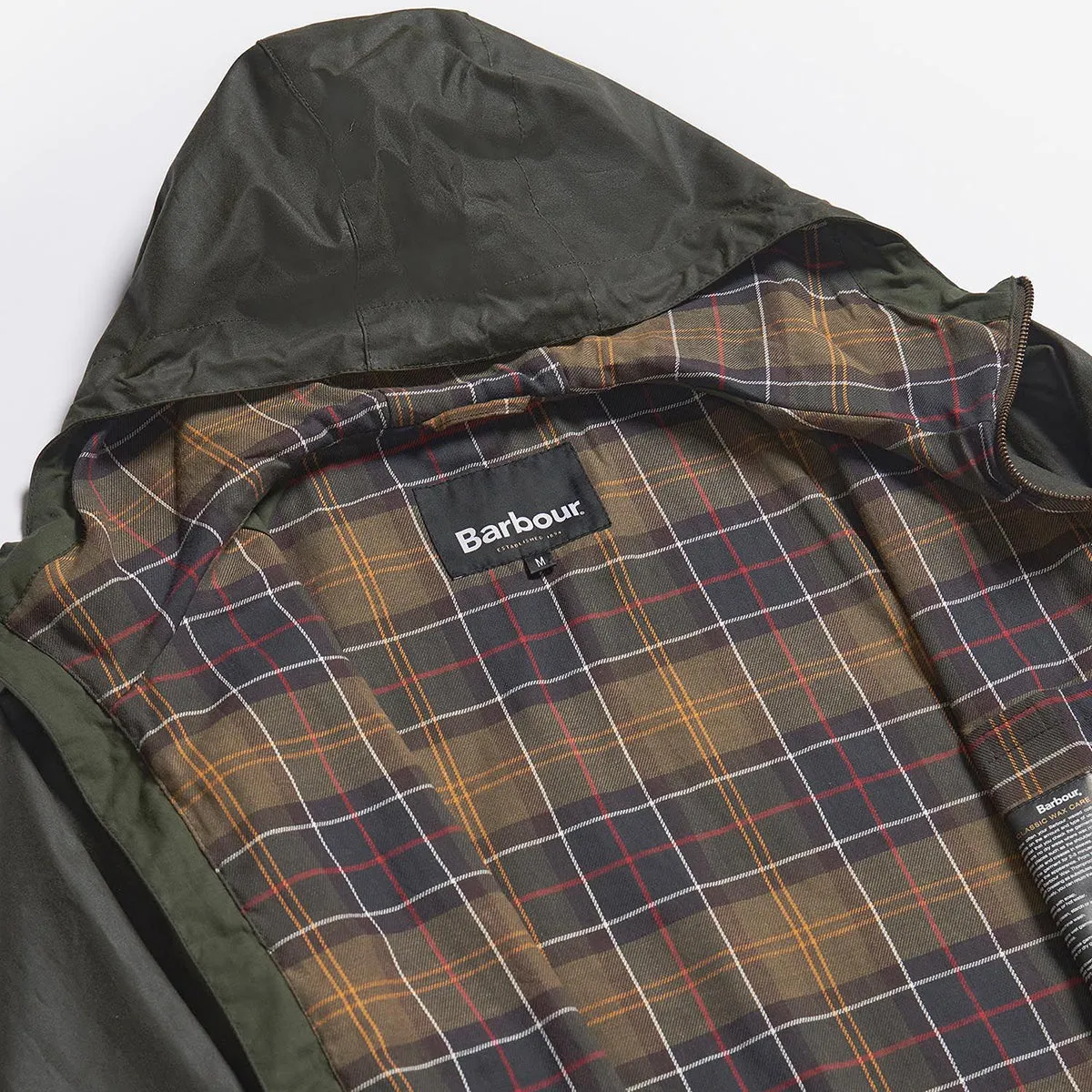 Barbour - Bedale Short Hooded Wax Jacket in Fern