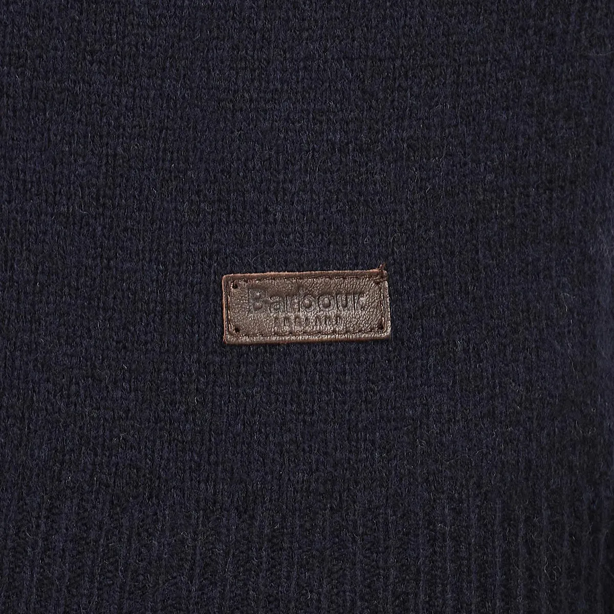 Barbour - Essential Patch Half Zip Jumper in Navy