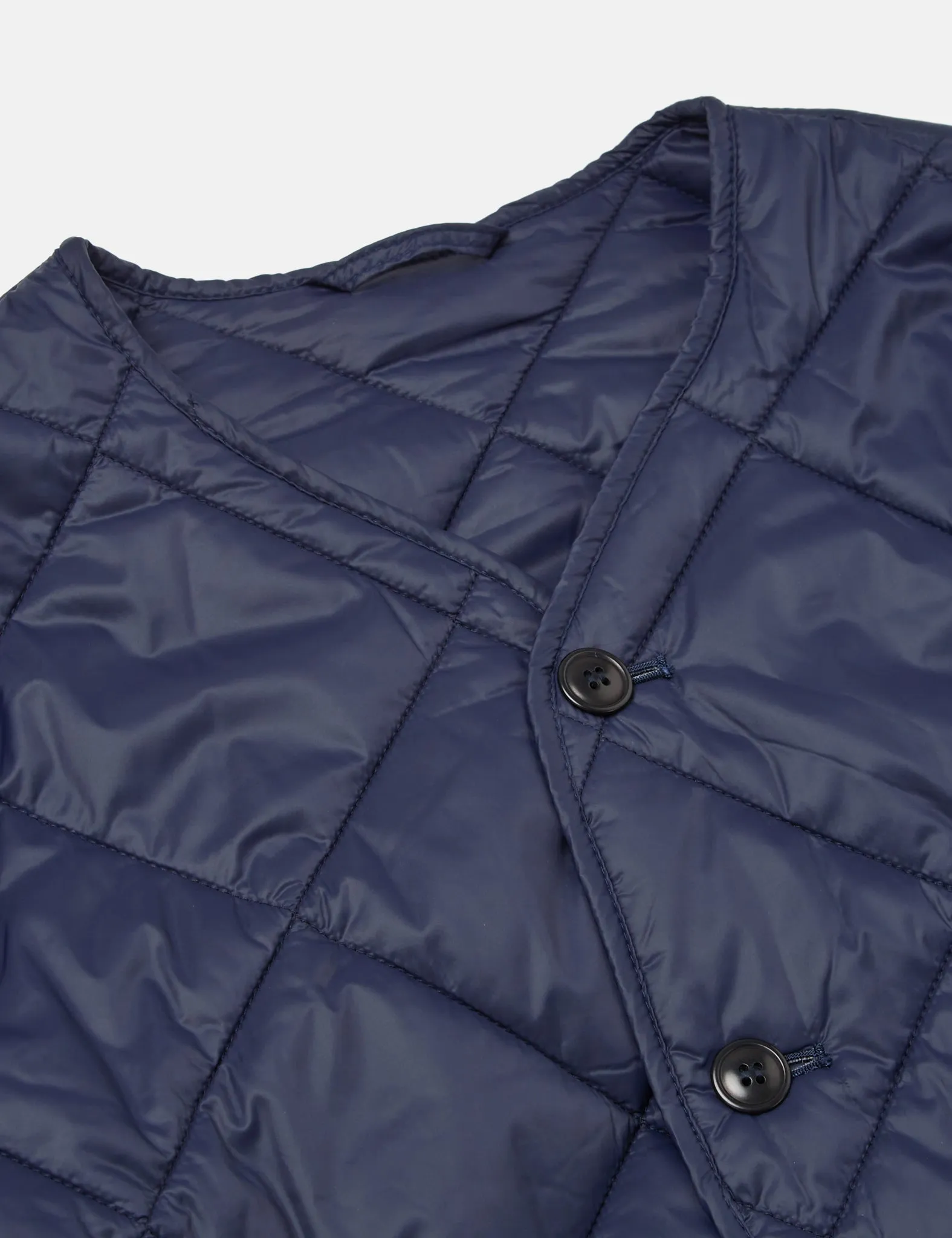 Barbour Liddesdale Cardigan Quilt Jacket - Navy Blue