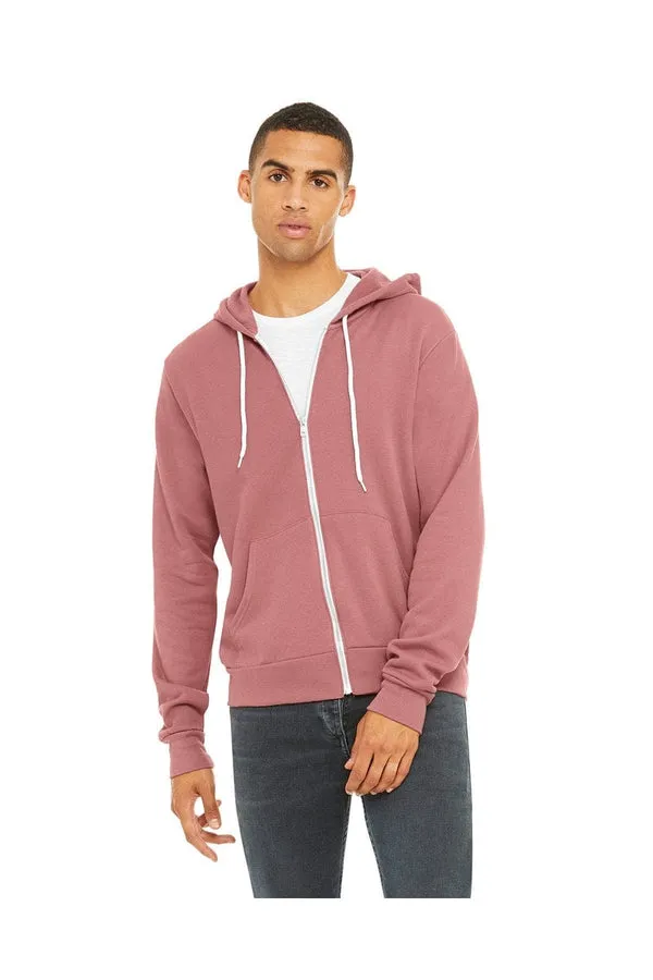 Bella+Canvas 3739: Unisex Sponge Fleece Full-Zip Hoodie