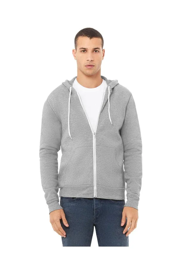 Bella+Canvas 3739: Unisex Sponge Fleece Full-Zip Hoodie