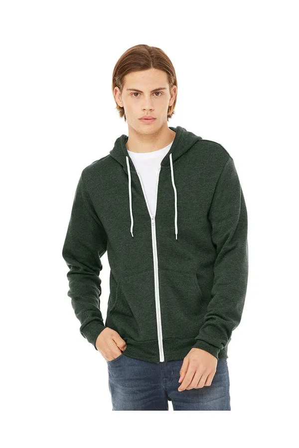 Bella+Canvas 3739: Unisex Sponge Fleece Full-Zip Hoodie