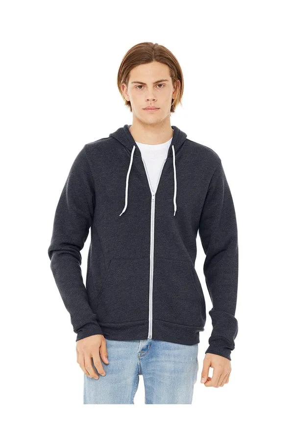 Bella+Canvas 3739: Unisex Sponge Fleece Full-Zip Hoodie