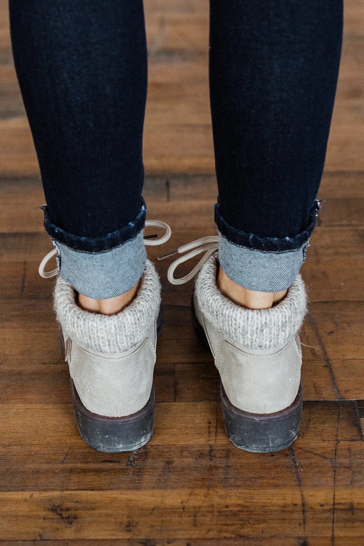 Blowfish Comet Booties- Light Taupe