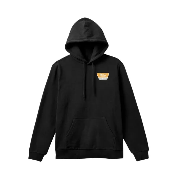 Brixton Linwood Hoodie - Black/Mustard