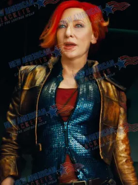 Cate Blanchett Borderlands Leather Jacket - New American Jackets