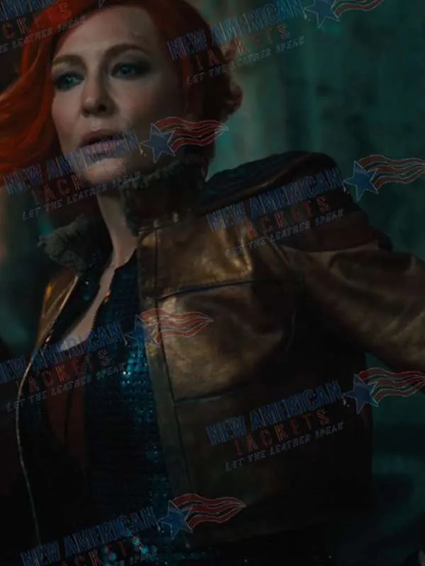 Cate Blanchett Borderlands Leather Jacket - New American Jackets