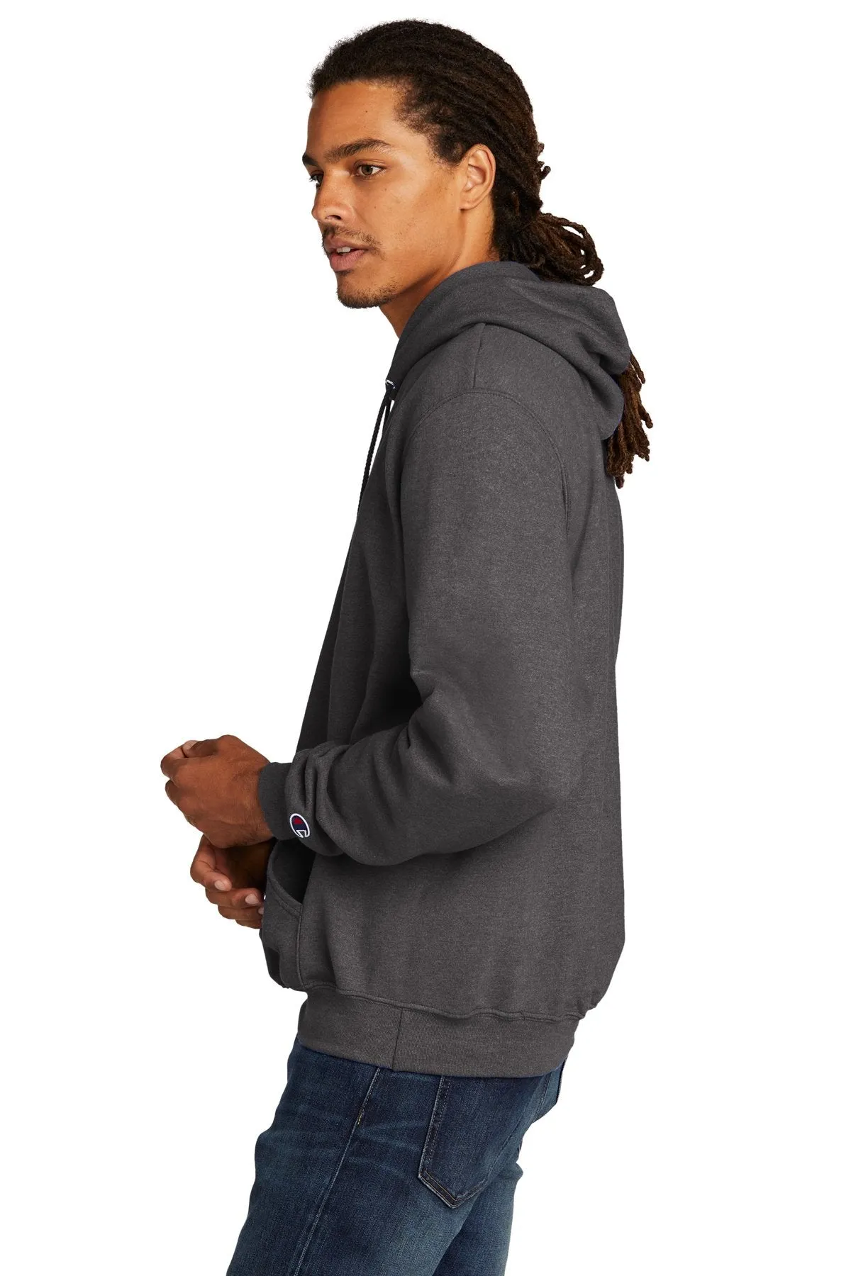 Champion Eco Fleece Pullover Hoodie S700 Charcoal Heather