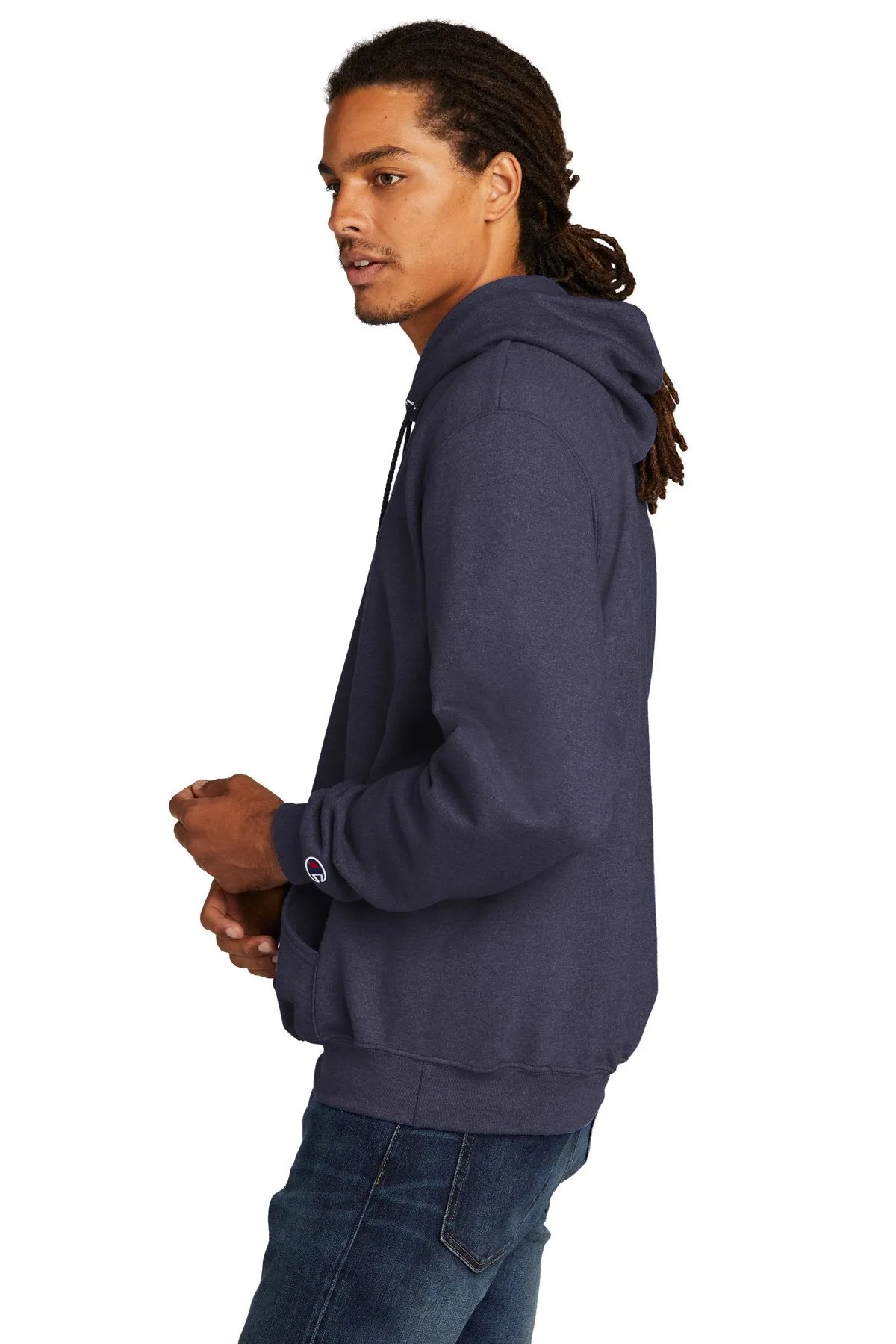 Champion Eco Fleece Pullover Hoodie S700 Navy Heather