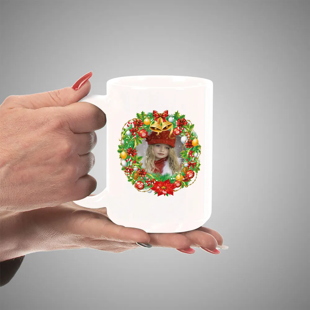 Christmas Round Personalized 15oz Ceramic Mug