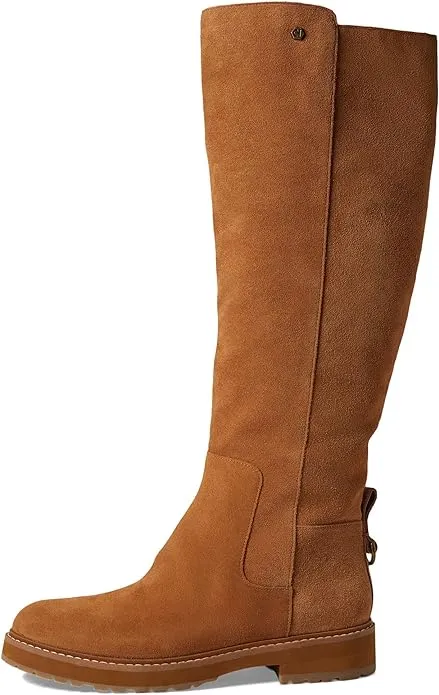 Cole Haan Greenwich Tall Boot Golden Honey Suede/Antique Waterproof Knee Boots