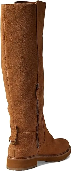 Cole Haan Greenwich Tall Boot Golden Honey Suede/Antique Waterproof Knee Boots