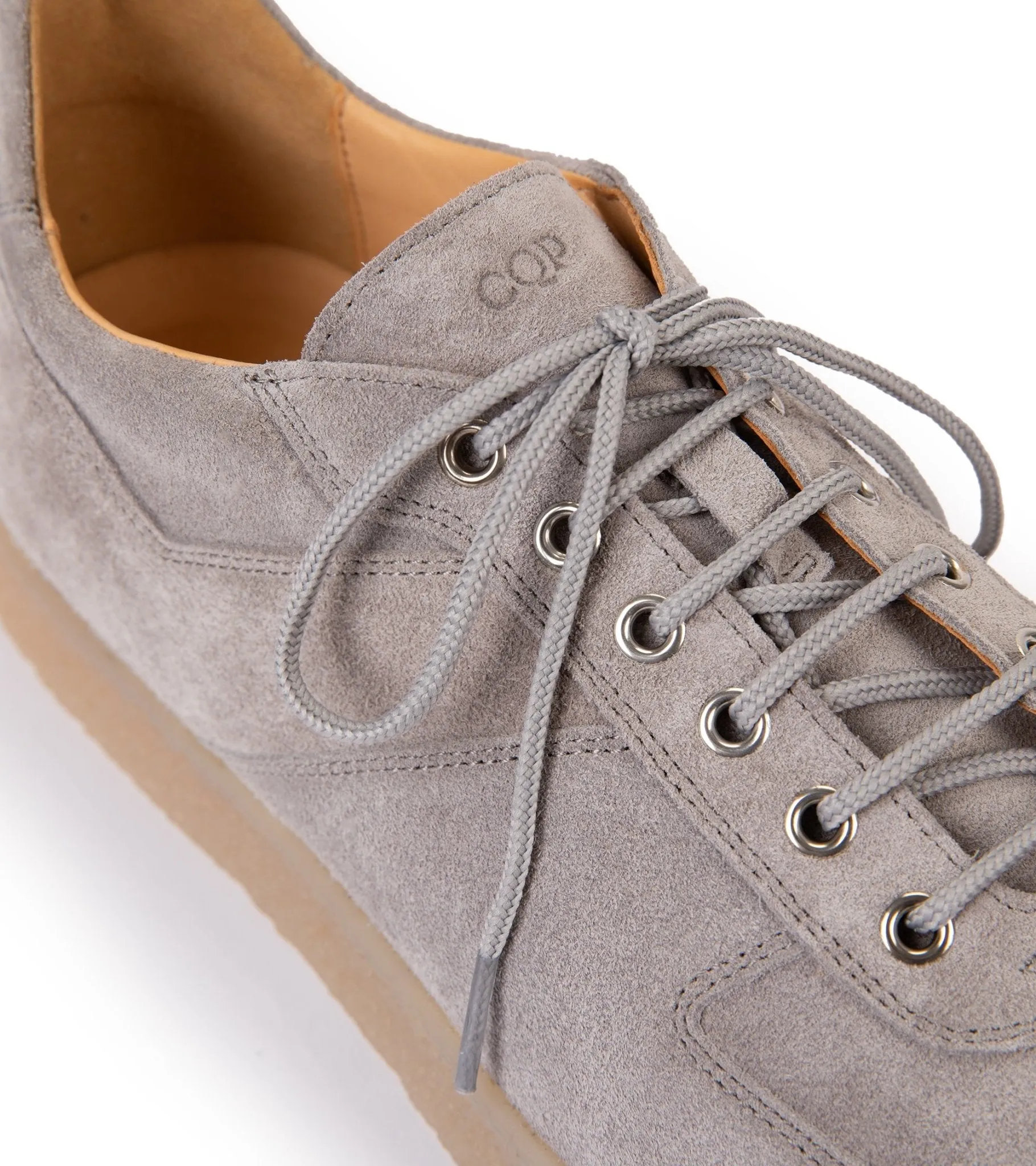 CQP Roamer Suede Sneaker: Cement