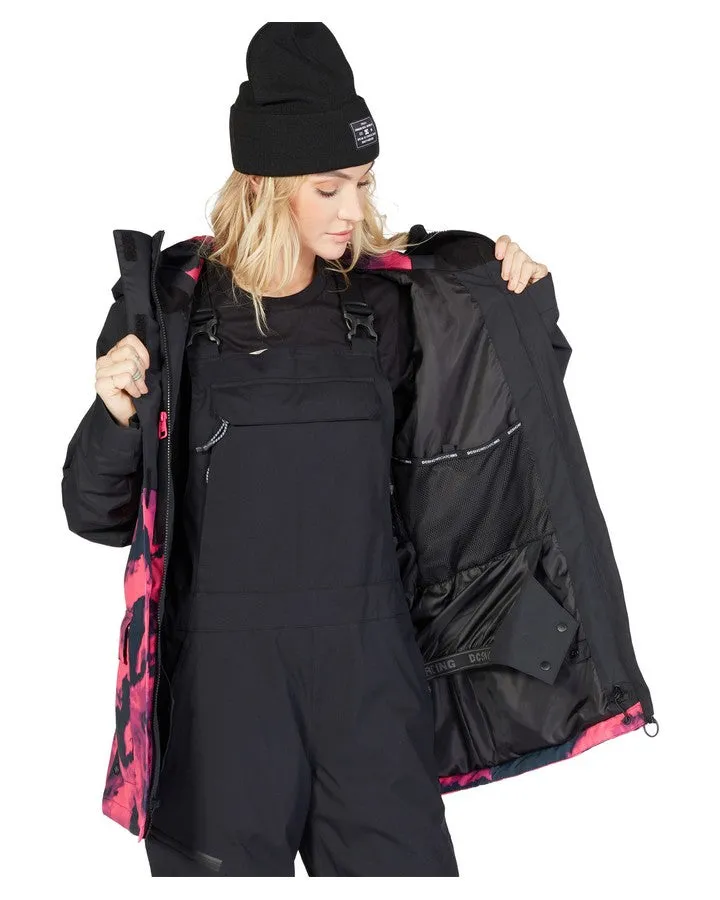 DC Cruiser Womens Snow Jacket - Crazy Pink Clouds - 2023