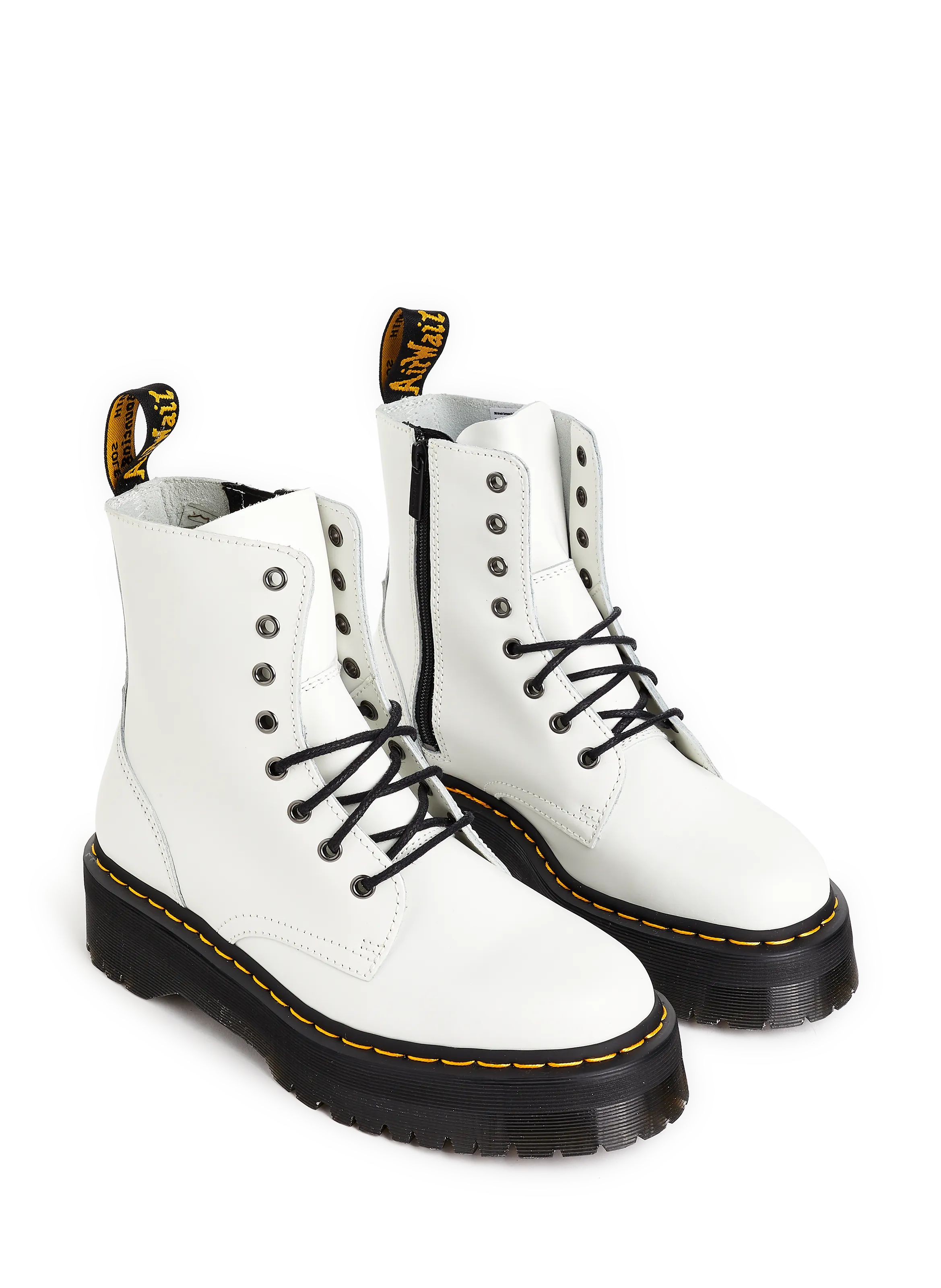 Dr. Martens  Jadon leather ankle boots - White