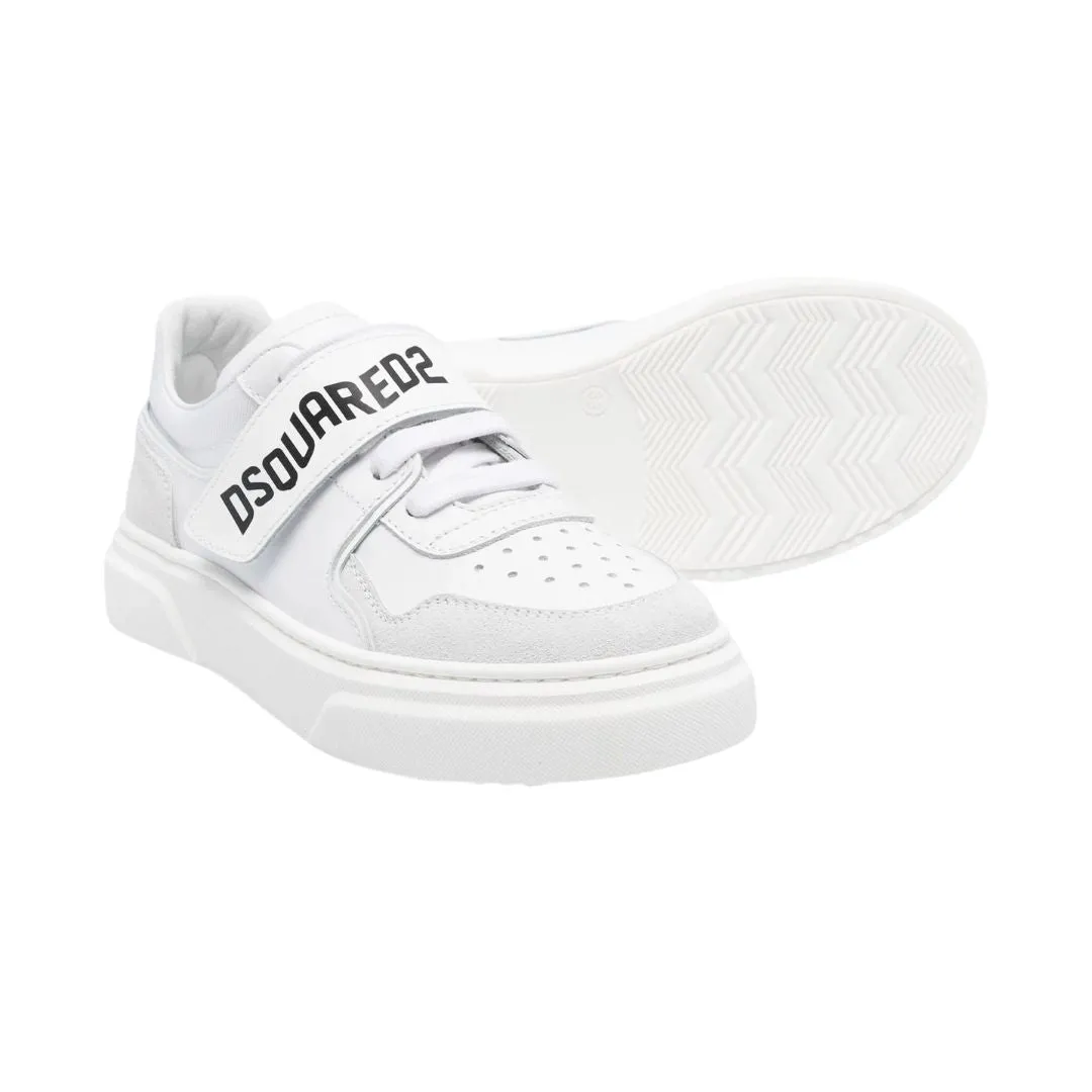 Dsquared2 Sneaker Strap Logo White