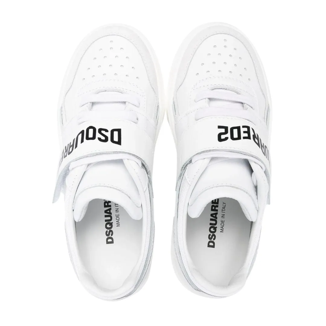 Dsquared2 Sneaker Strap Logo White