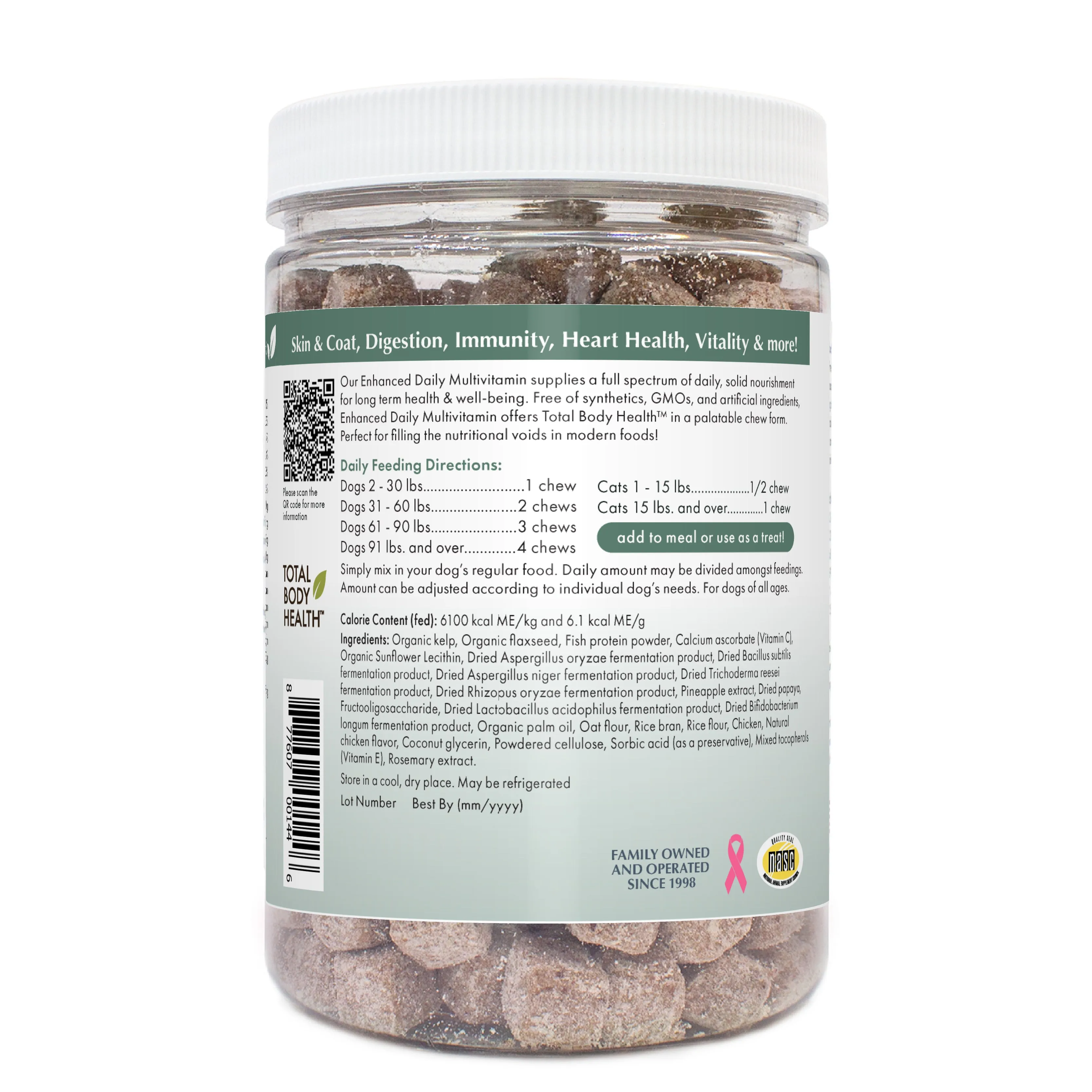 Enhanced Daily Multivitamin Soft Chews (formerly Canine Complete)