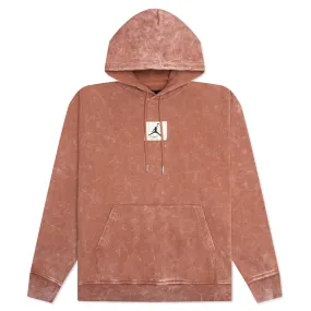 Essential Washed Fleece Hoodie - Mineral Clay