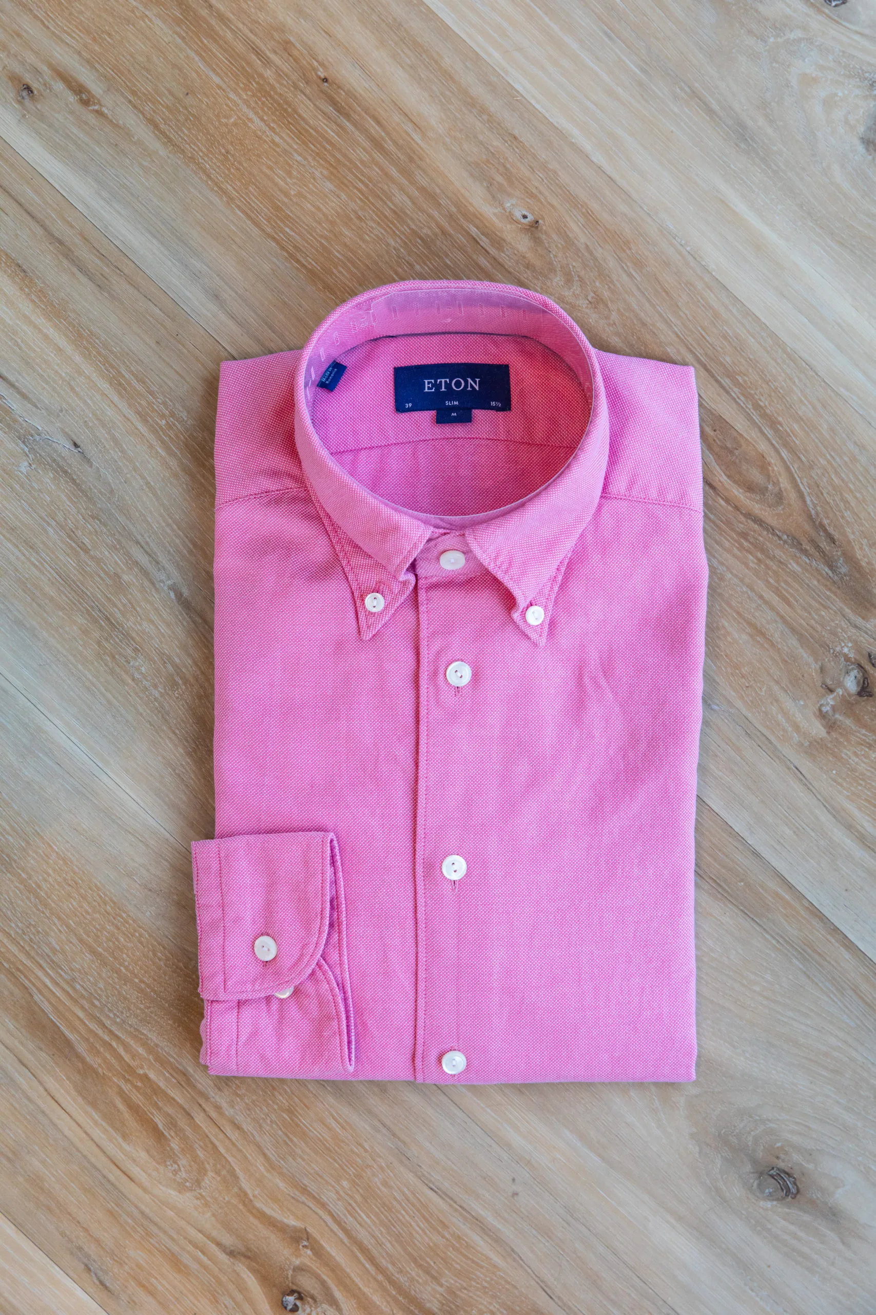 ETON Pink Oxford Button Down Shirt