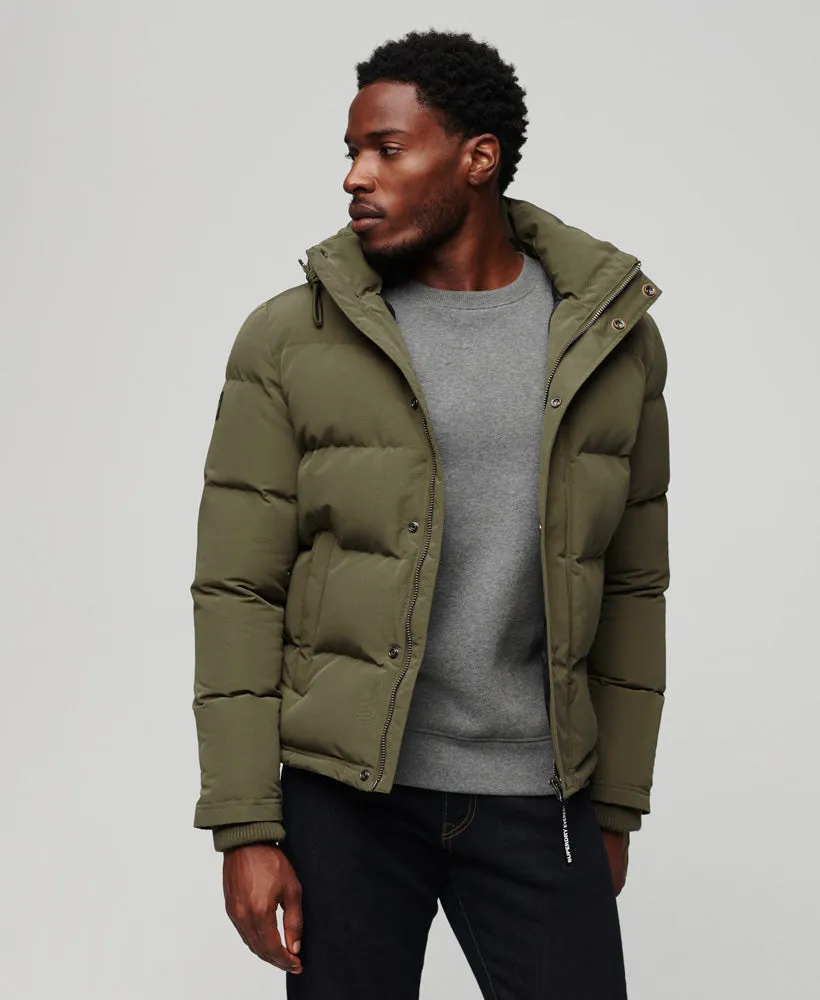 Everest Hooded Puffer Jacket | Khaki