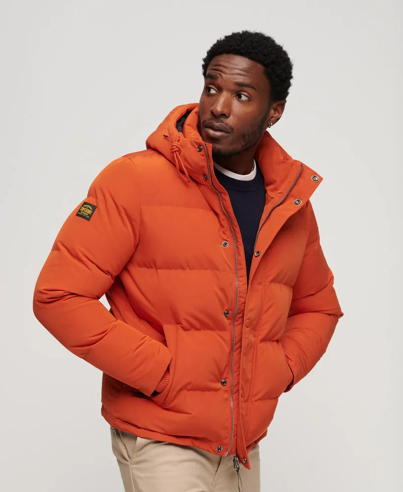 Everest Hooded Puffer Jacket | Pureed Pumpkin Orange