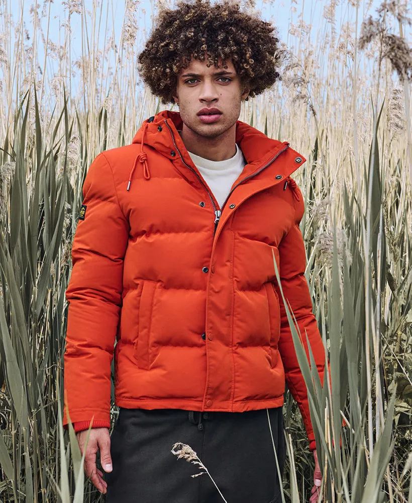 Everest Hooded Puffer Jacket | Pureed Pumpkin Orange