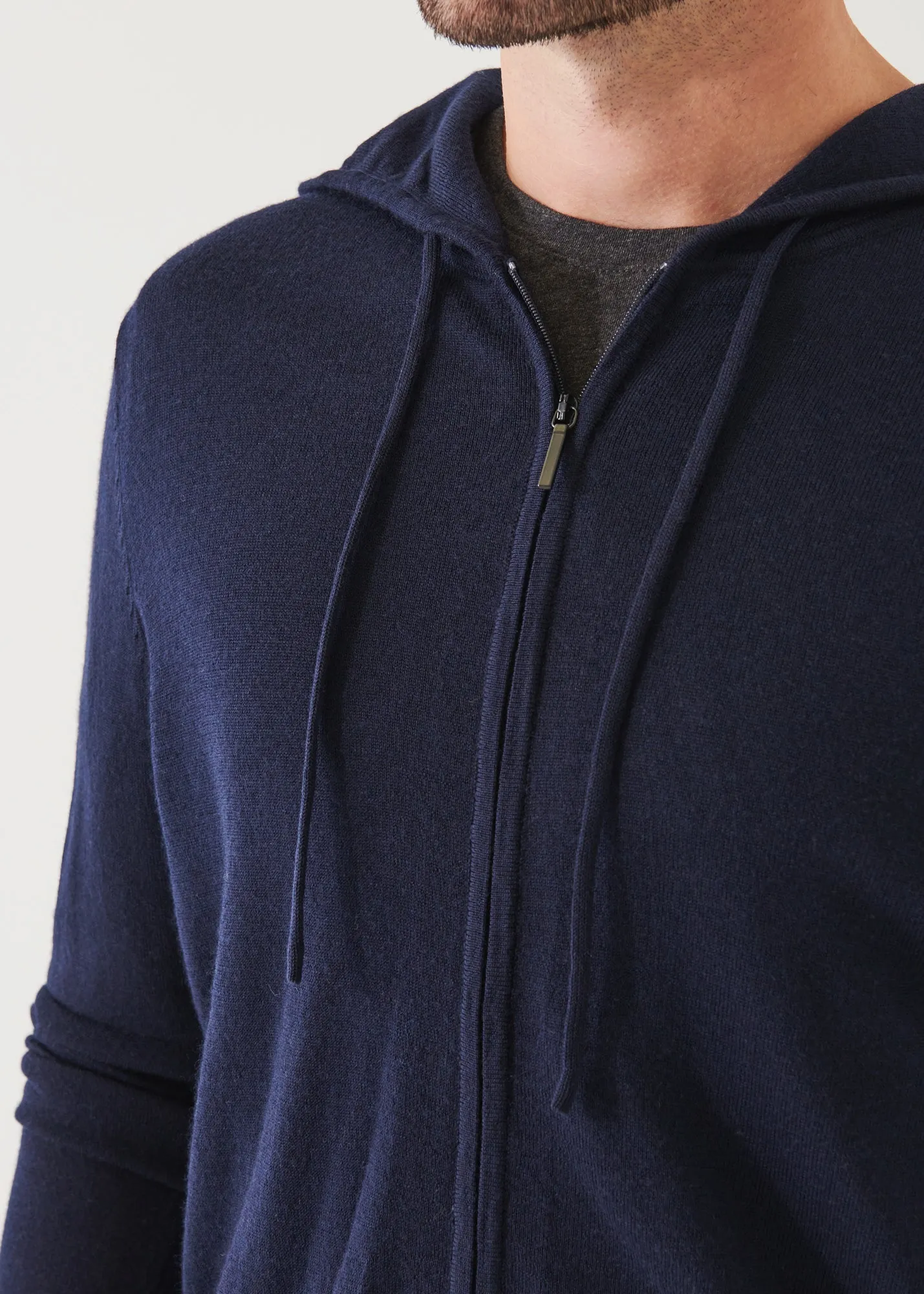 EXTRA-FINE MERINO FULL ZIP HOODIE