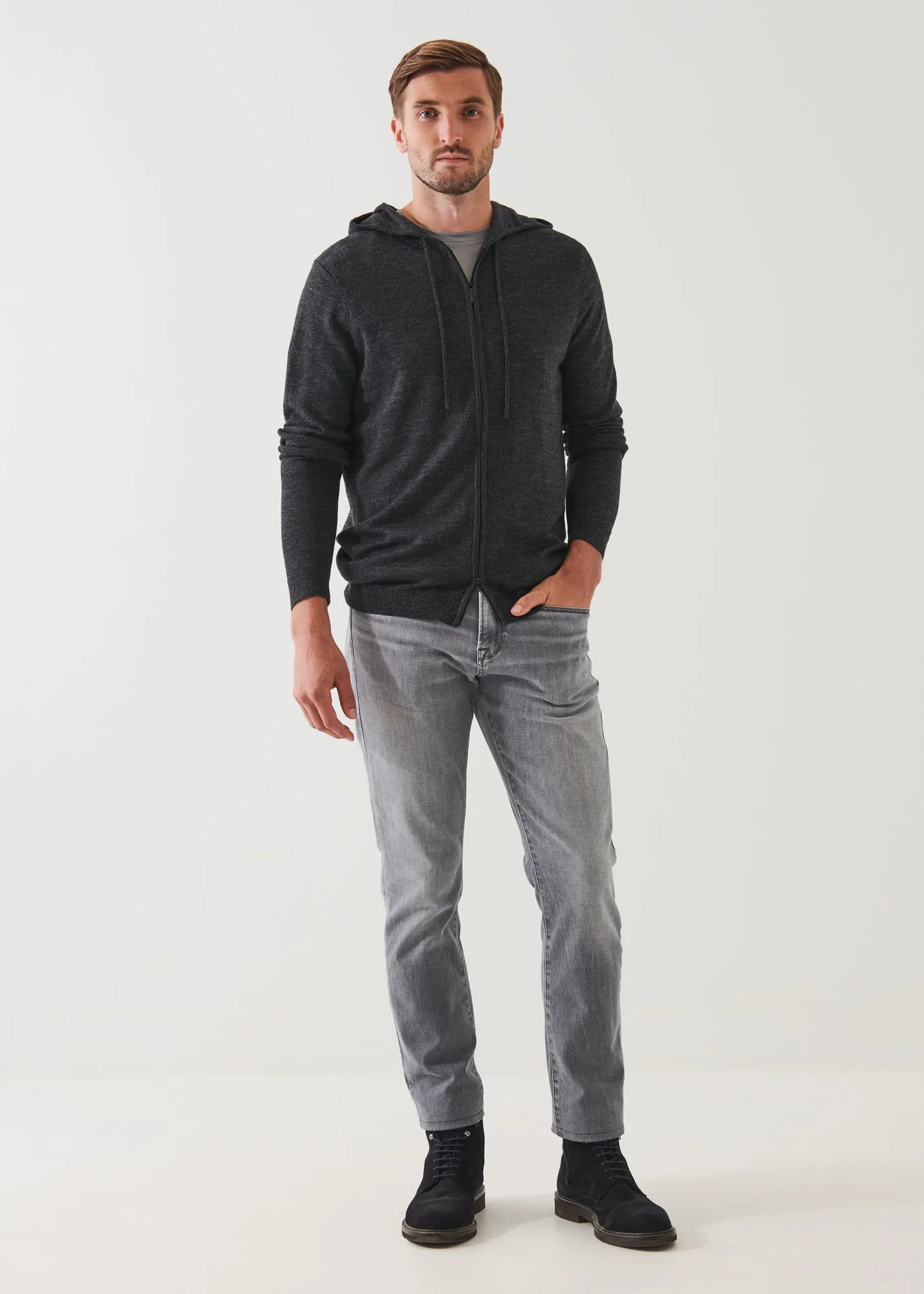 EXTRA-FINE MERINO FULL ZIP HOODIE