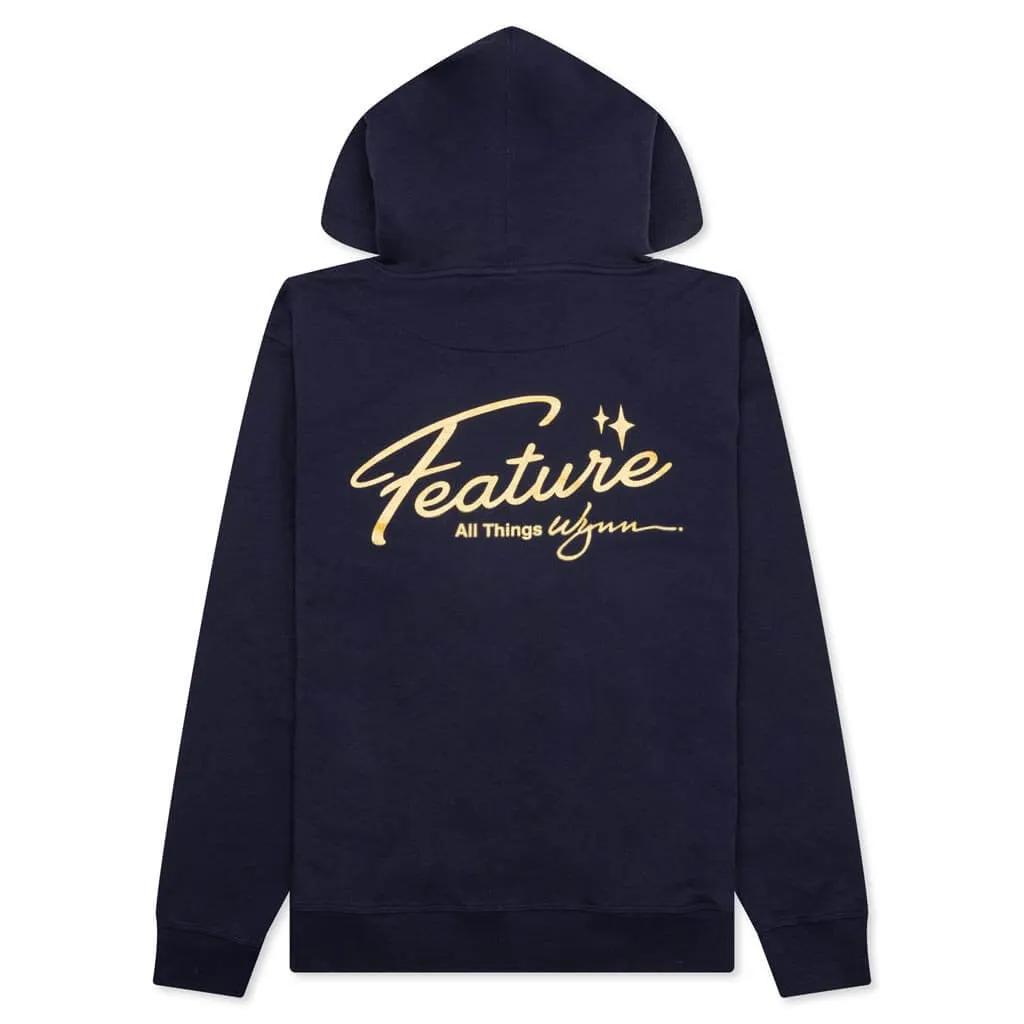 Feature x Wynn Shine Hoodie - Navy