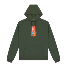 Felpa Dolly Noire Rokurokubi Hoodie Green