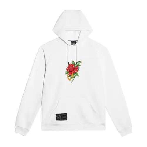 Felpa Dolly Noire Rosa Hoodie White