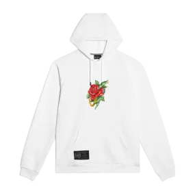 Felpa Dolly Noire Rosa Hoodie White