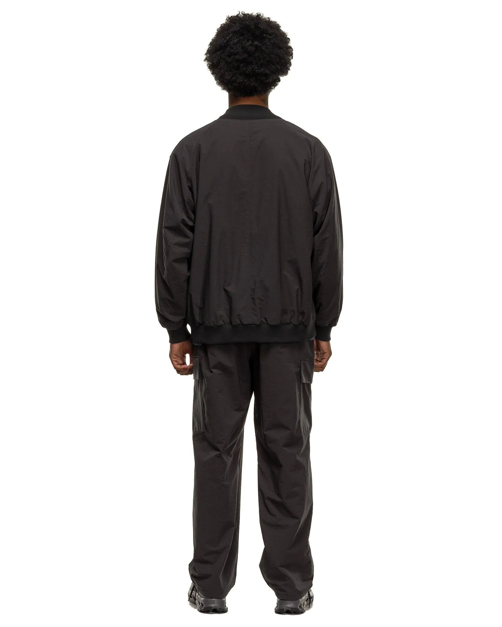 Flight Jacket Stretch Wooly Nylon Charcoal