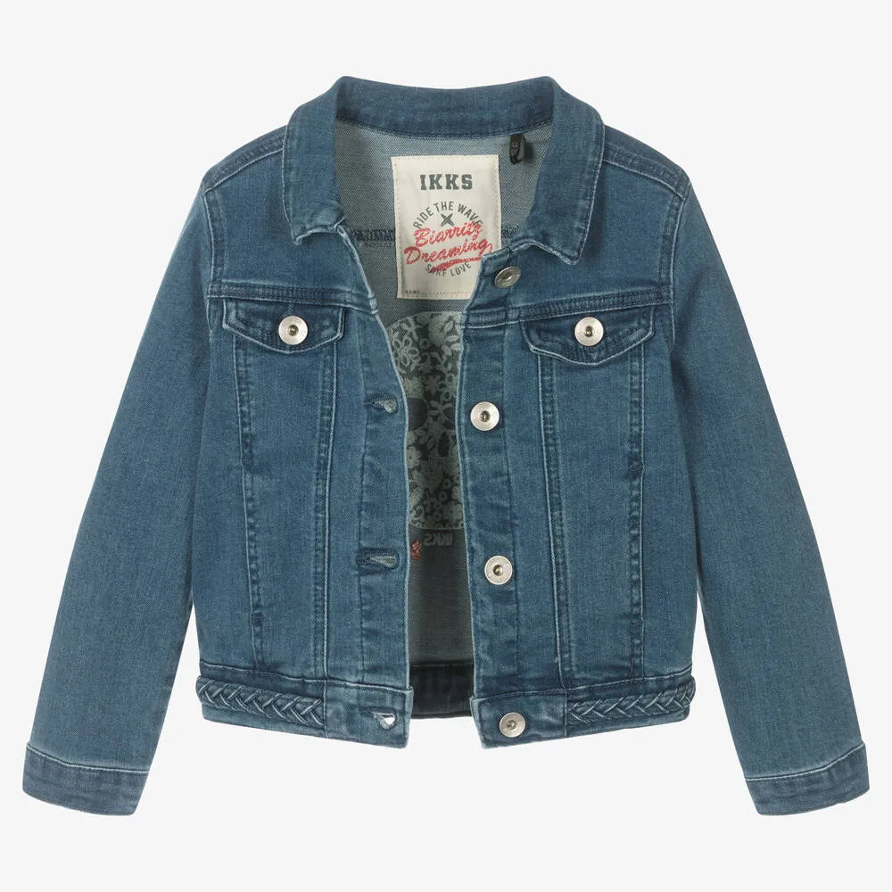 Girls Blue Denim Jacket