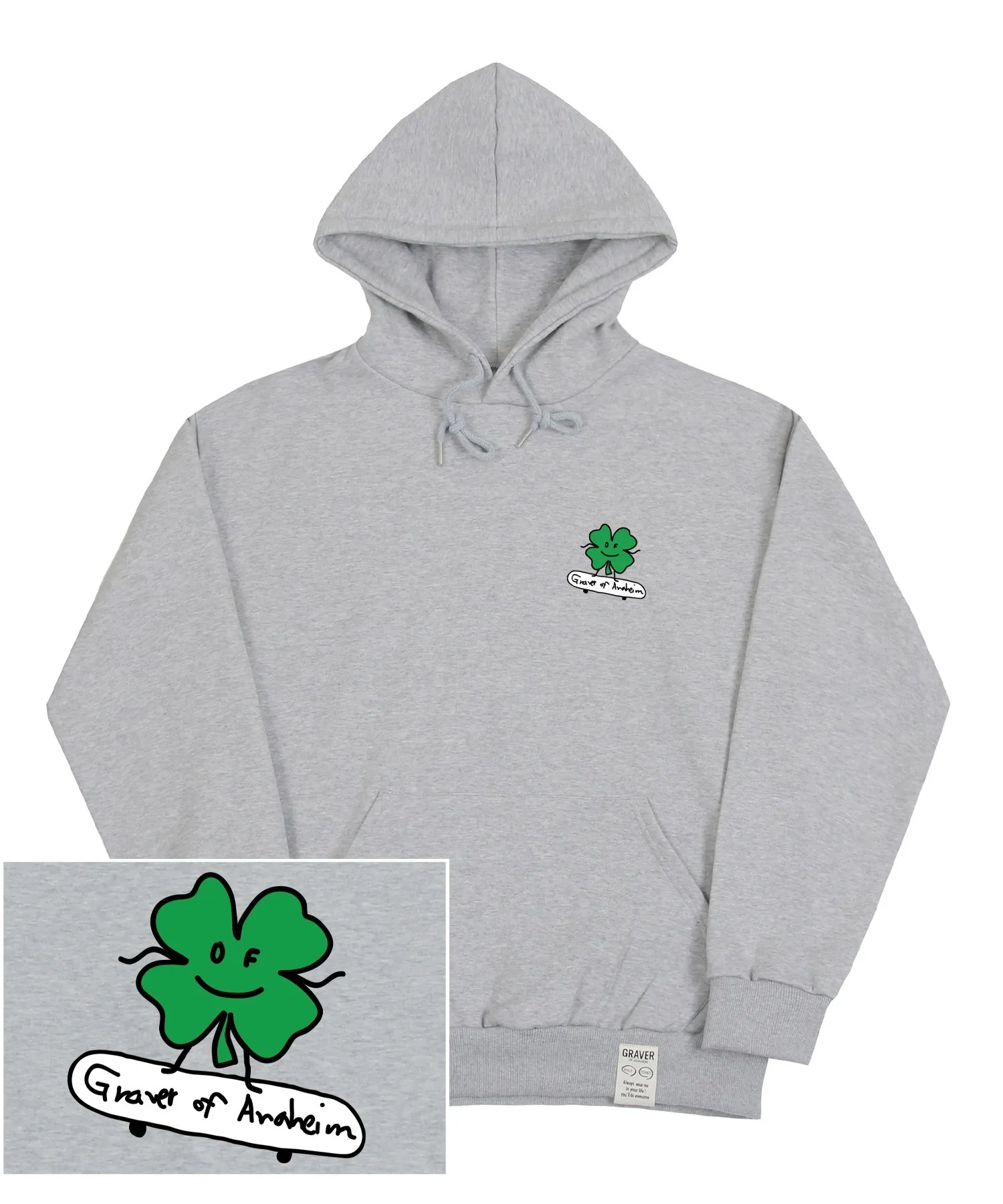 GRAVER  |[GRAVER]★CLOVER BOARD HOODIE