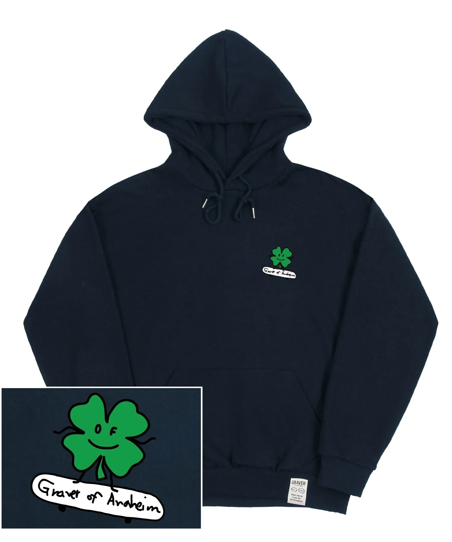 GRAVER  |[GRAVER]★CLOVER BOARD HOODIE