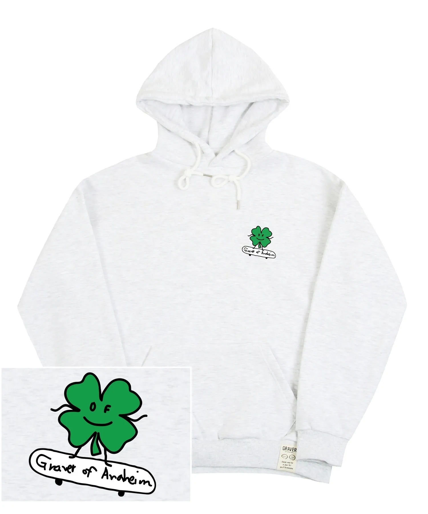 GRAVER  |[GRAVER]★CLOVER BOARD HOODIE