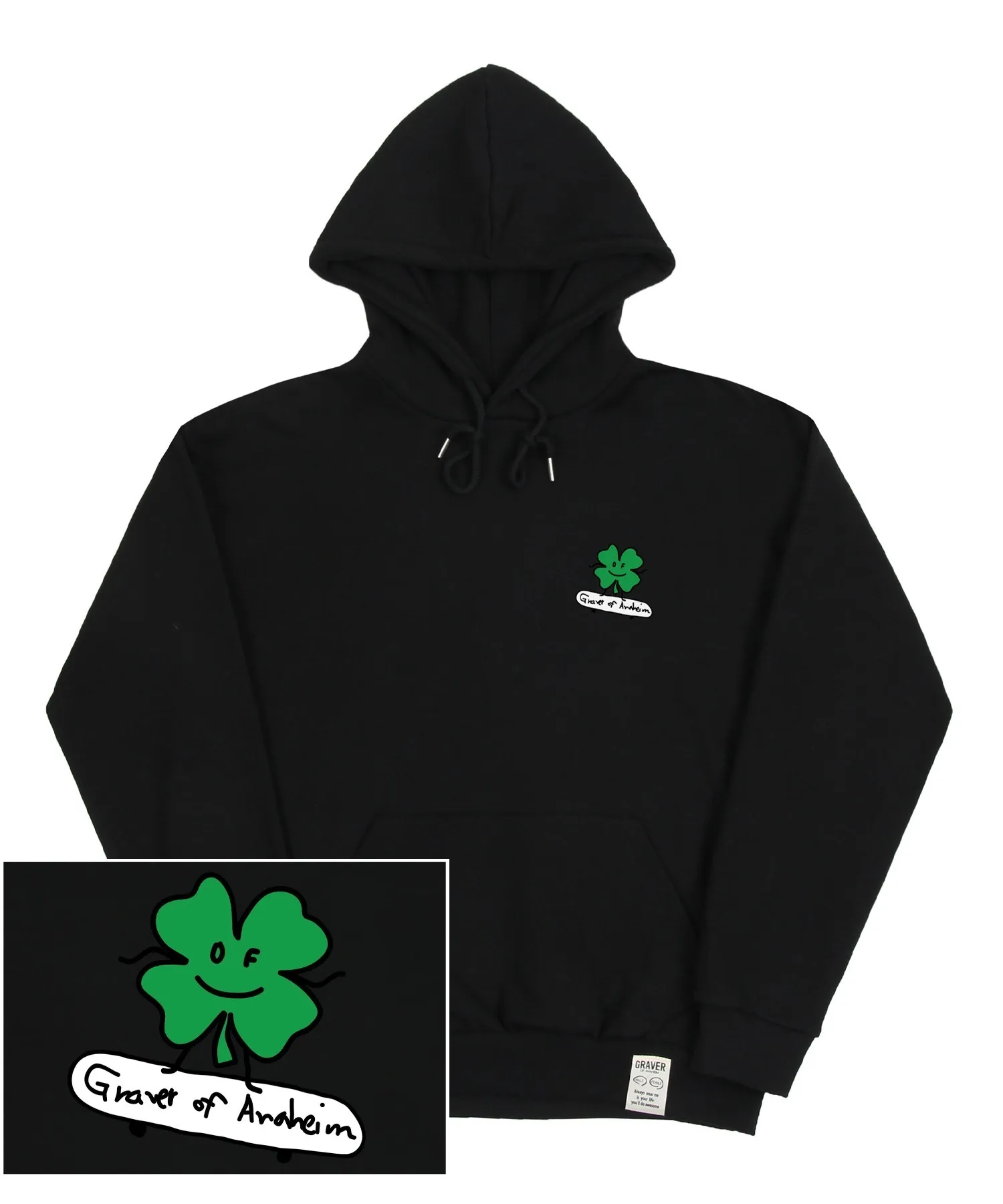 GRAVER  |[GRAVER]★CLOVER BOARD HOODIE