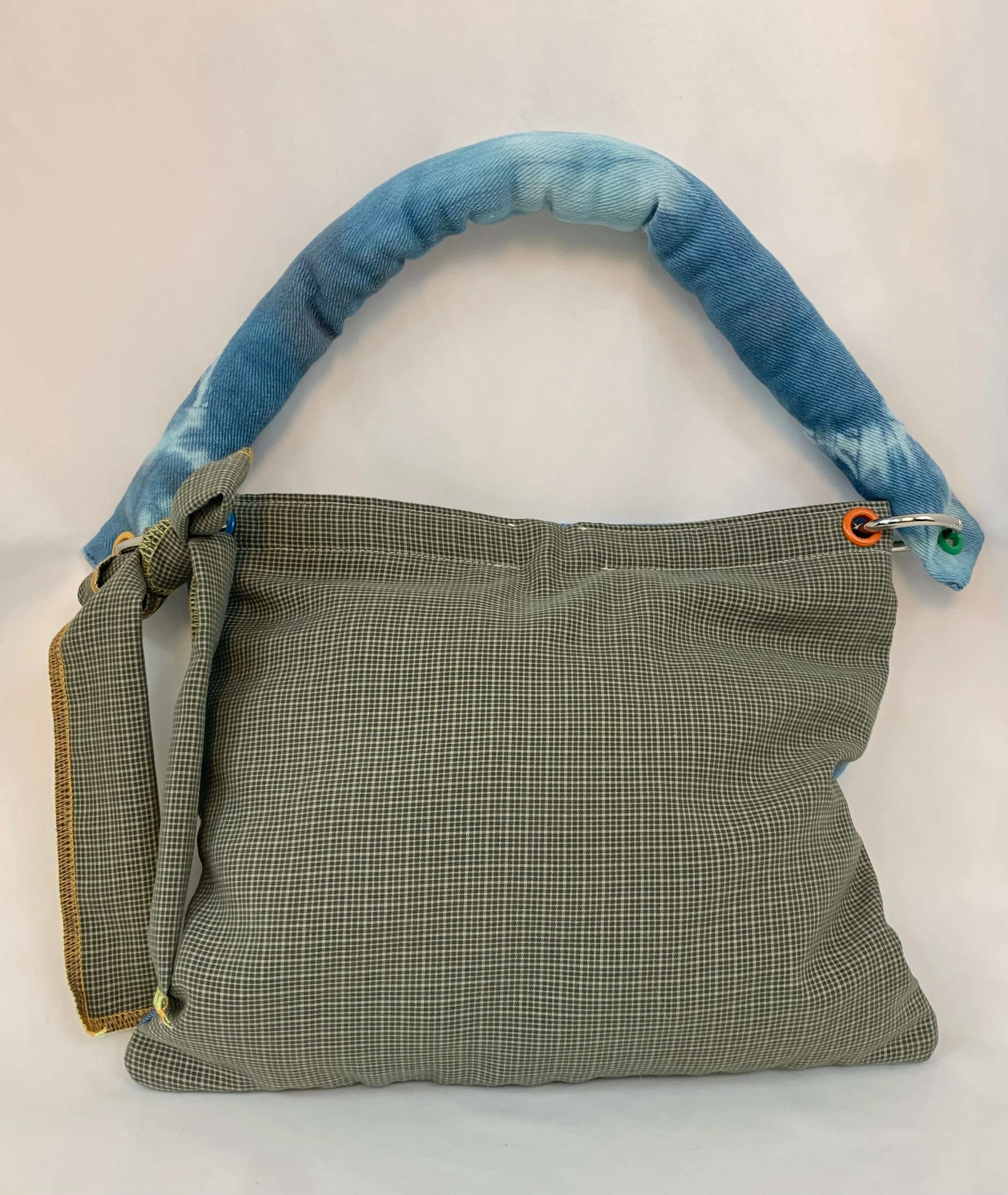 Handmade puff bow bag