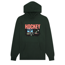 Hockey Raw Milk Hoodie - Forest Green